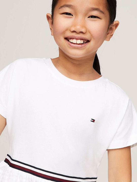 Children's Dress Short Sleeve White
