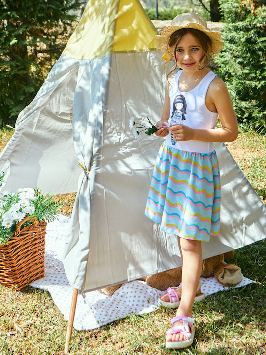 Rochie pentru Copii Fără mâneci White