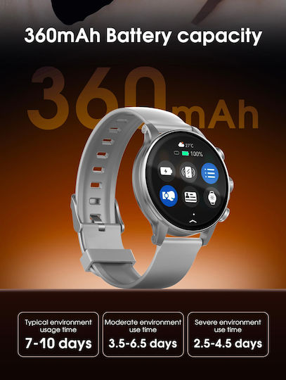 Ldnio SW01 Smartwatch with Heart Rate Monitor (Black)