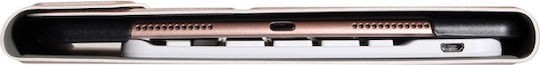 Sleeve Leather Flip Cover Δερμάτινη με Πληκτρολόγιο στα Αγγλικά US Ροζ Χρυσή (Galaxy Tab A7 2020/2022)