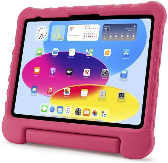 Pipetto Umschlag Rückseite Robust Rosa (iPad 10,9 Zoll 2022)