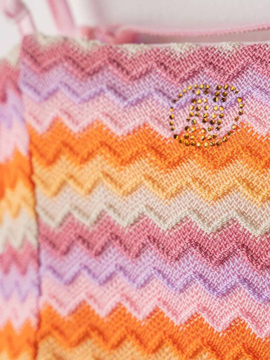 Children's Dress Sleeveless Knitted Multicolour