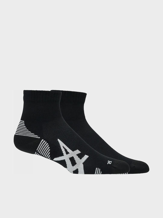 ASICS Cushion Running Socks Black 2 Pairs