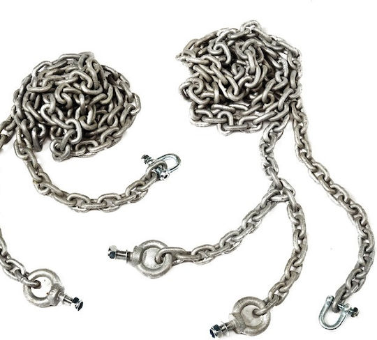 Rubber Swing Chain Set Black Chain