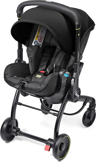 Doona X Car Seat & Stroller Καρότσι 2 σε 1 Kατάλληλο για Nεογέννητο Nitro Black 8.3kg