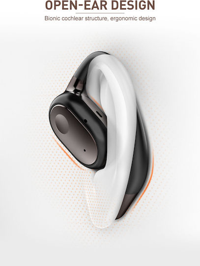 Ldnio T11 Open Ear Bluetooth Handsfree Ακουστικά με Αντοχή στον Ιδρώτα και Θήκη Φόρτισης Μαύρα