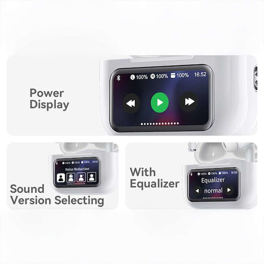 Yesido TWS29 In-ear Bluetooth Handsfree Căști cu Carcasă de Încărcare Alb