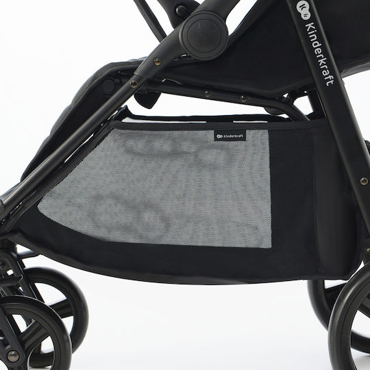 Kinderkraft Rine Καρότσι Μωρού Kατάλληλο για Nεογέννητο Moonlight Grey 9.6kg