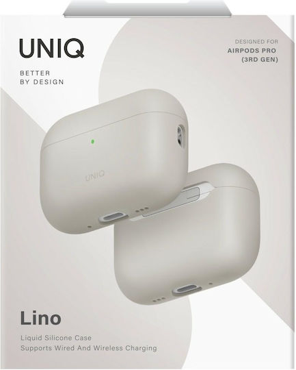 Uniq Case Silicone in Beige color for Apple AirPods Pro