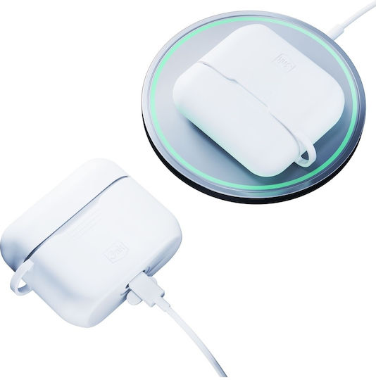 3MK Калъф с кука в Бял цвят за Apple AirPods Pro 3