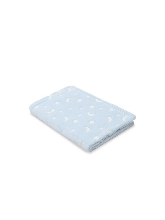 Interbaby Blanket Nursery Swaddling Blankets Stars Blue 80x110cm
