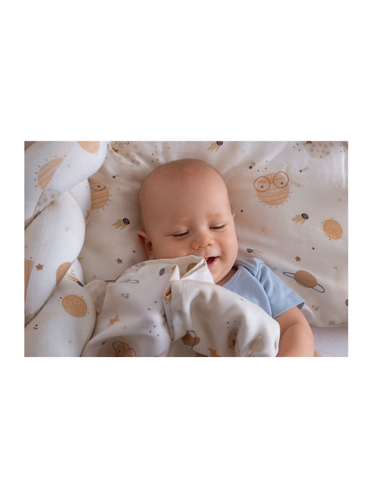 Amy Pătură Pepinieră Swaddling pături Bambus Bej 100x70cm