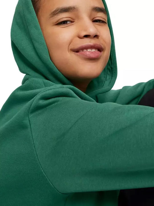Kinder-Sweatshirt mit Kapuze Grün ESS 2
