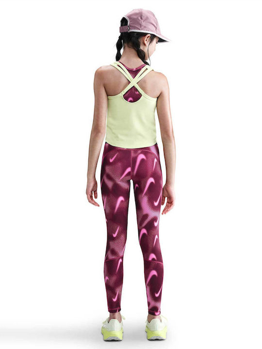 Kids Legging Sports Long Dri-Fit Pink