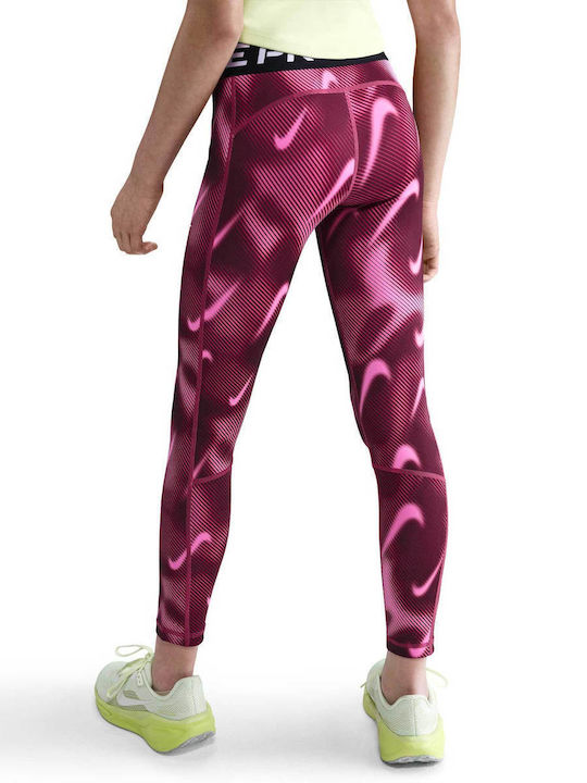 Kids Legging Sports Long Dri-Fit Pink