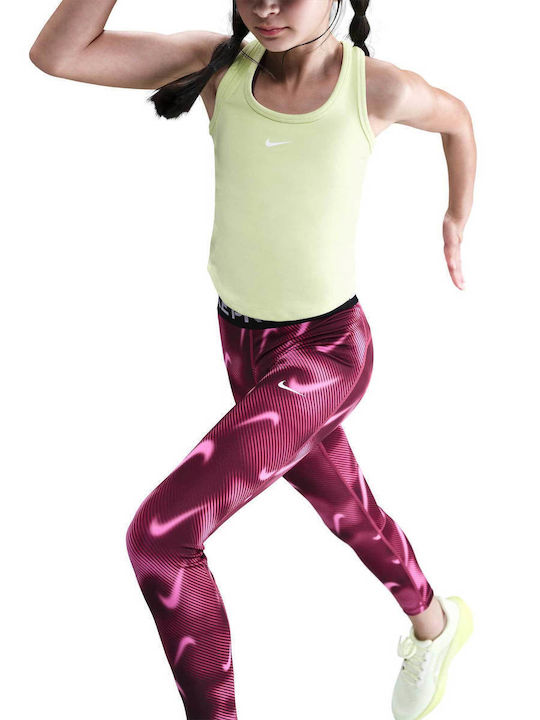 Kids Legging Sports Long Dri-Fit Pink