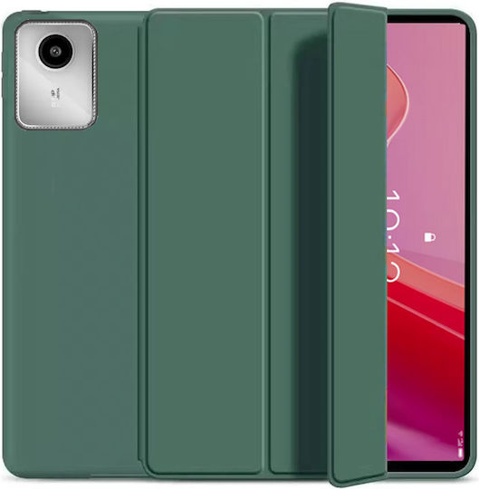 Ultra Slim Case Lenovo Idea Tab Plus Tab K12 12.1" 2025 Tpu Silicone Smart Cover Navy Green