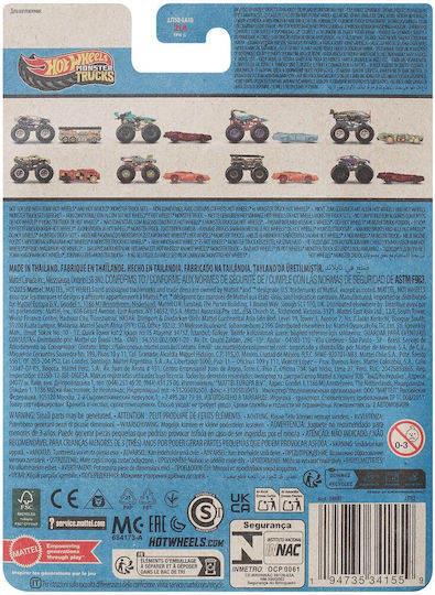 Hot Wheels Количка Monster Trucks Scorpedo 1:64 Monster Truck за 4+ години
