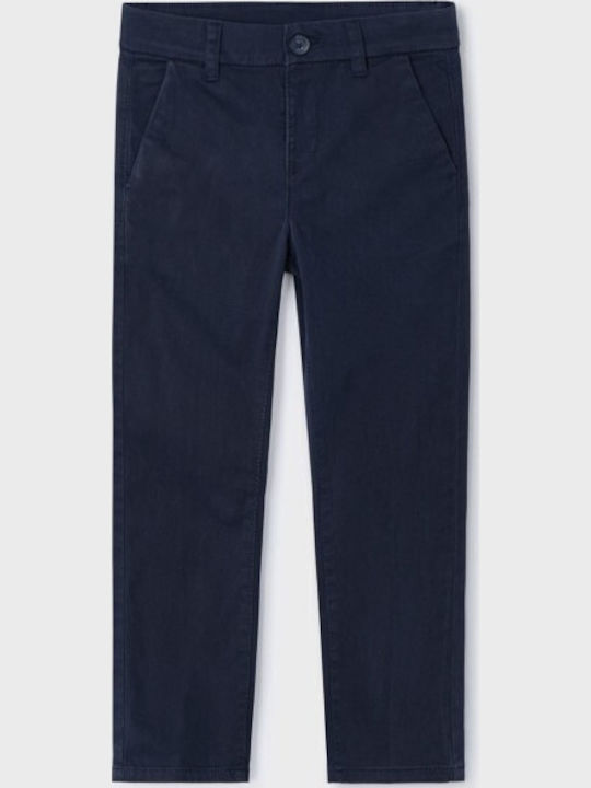 Kinder Hose Chino Stoff Rot Basic