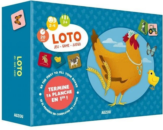 Brettspiel Lotto Farm für 2-6 Spieler 3+ Jahre (FR) Auzou