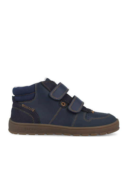 Παιδικά Sneakers High με Σκρατς Μπλε
