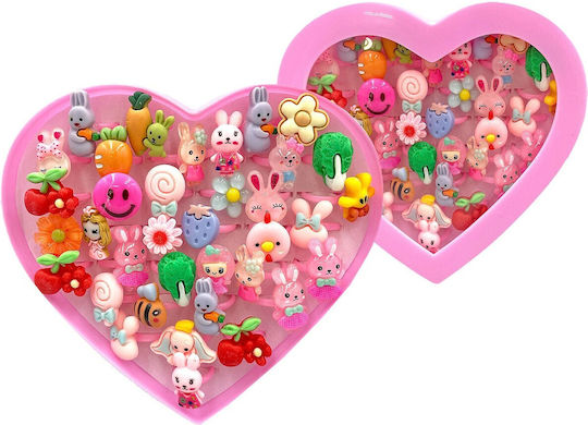 Ring with Children's Designs Jewelry Game (Various Designs) 1pc 401284