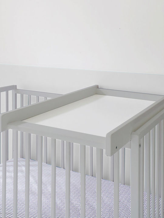 Woodies Safe Dreams Hard Changing Pad din lemn Gray pentru pat 51x86cm