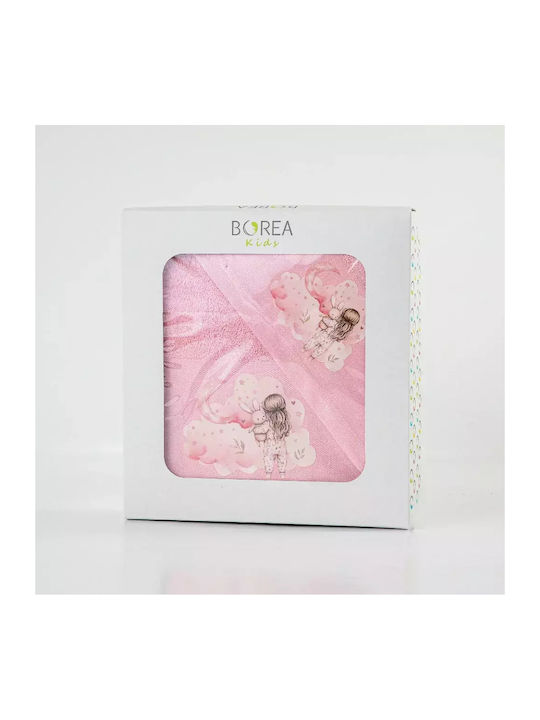 Borea Set of baby towels 2pcs Pink 30 cmx50cm