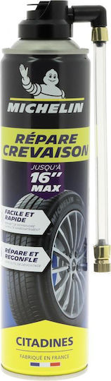 Michelin Σπρέι Επισκευής Ελαστικών 400 Ml Ειδικά Σχεδιασμένο Μικρά Αυτοκίνητα Πόλης Έως 16’’ 009331