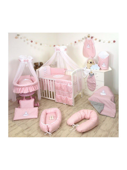 Amy Plasă de țânțari Magazin online Sky Bunny Din bumbac 68729+s cu suport Roz