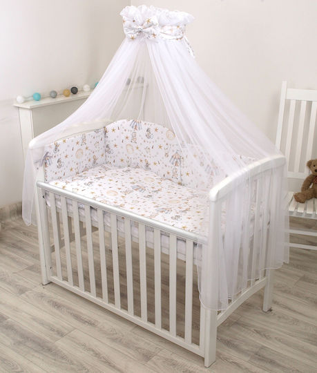 Amy Plasă de țânțari Magazin online Circus Din bumbac 84772 cu suport Albastru 300x160cm Suport de montare inclus