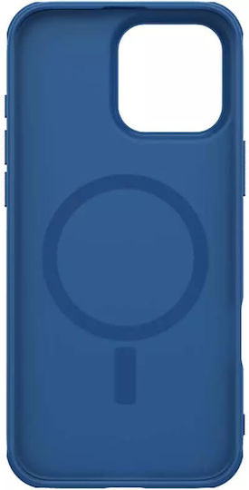 Nillkin Super Frosted Shield Pro Magnetic Umschlag Rückseite Kunststoff / Silikon Blau (iPhone 17 Pro Max / iPhone 17 Pro / iPhone 16 Pro Max)