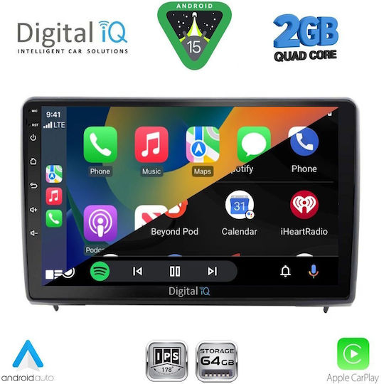 Digital IQ Ηχοσύστημα Αυτοκινήτου για Ford EcoSport 2018-2023 (Bluetooth/USB/WiFi/GPS/Apple-Carplay/Android-Auto) με Οθόνη Αφής 10"