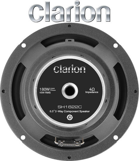 Clarion Car Speaker Set SH-1622C Separate 6.5" with 180W RMS (2 Way)