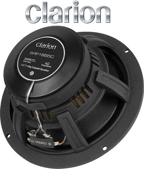 Clarion SRP-1655C Σετ Ηχεία Αυτοκινήτου Ομοαξονικά 6.5" με 240W RMS (2 Δρόμων)