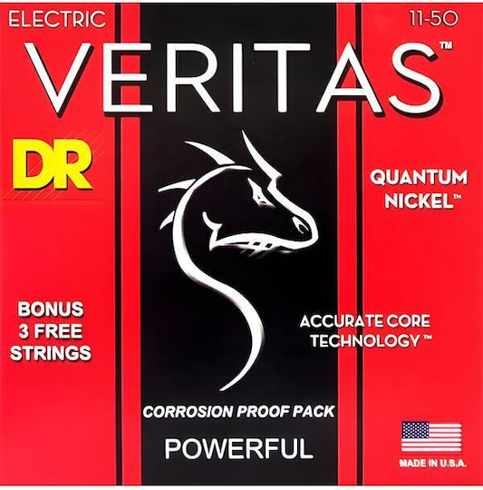 DR Veritas Electric Guitar Strings Set 11 - 50