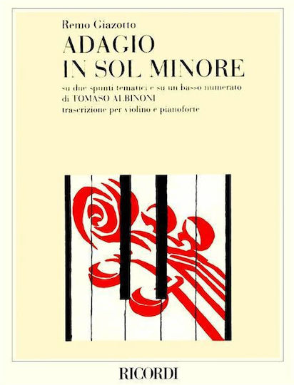 Nakas Music Albinoni Tomaso Adagio In Sol Minore Μεταγραφή Πιάνο & Βιολί