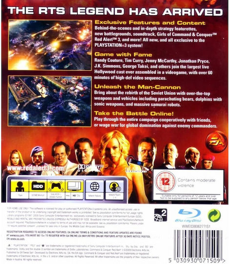 Command Conquer Red Alert 3 Ultimativ Ausgabe PS3 Spiel (Gebraucht)