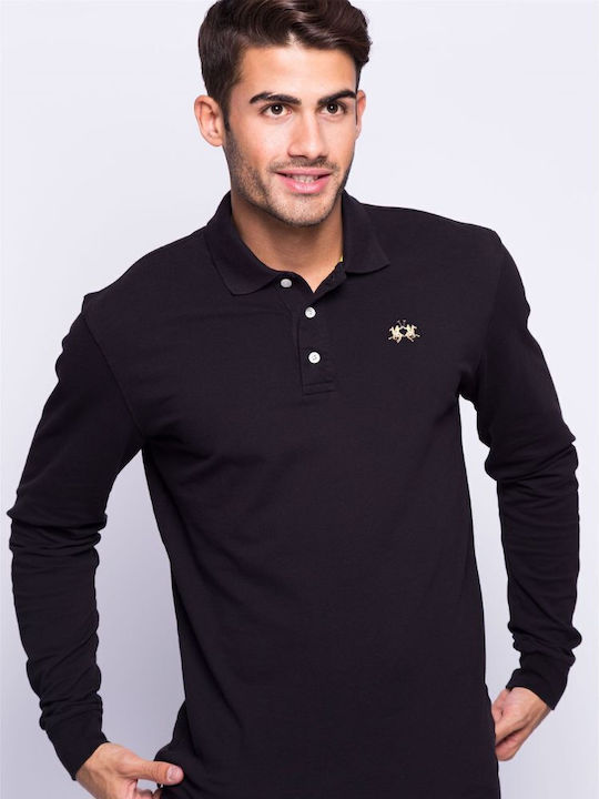 Polo Long Sleeve Blouse Black