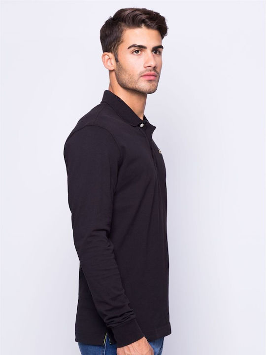 Polo Long Sleeve Blouse Black