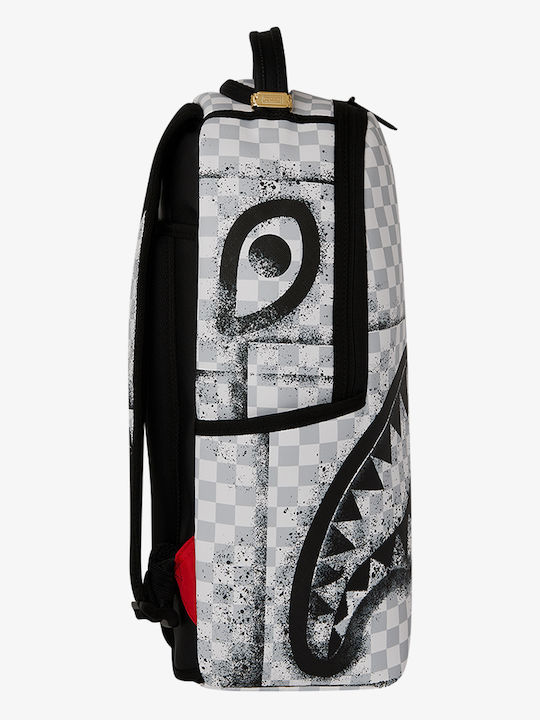 Sprayground Schablonenhai DLXSV Schulranzen Weiße Sprayground Schablonenhai DLXSV Schulranzen Weiße