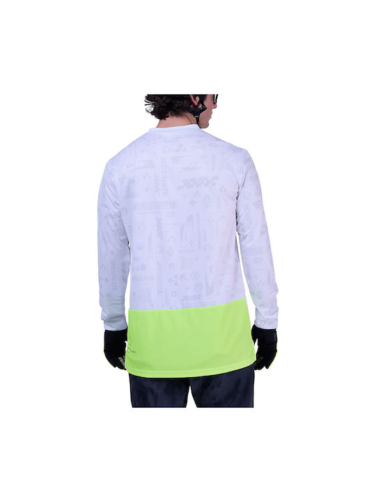 Fox Ranger Men's Long Sleeve Cycling Jersey Mountain Bike White