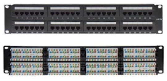 Patch Panel Cat5e Utp 48p 19" 2u Lancom