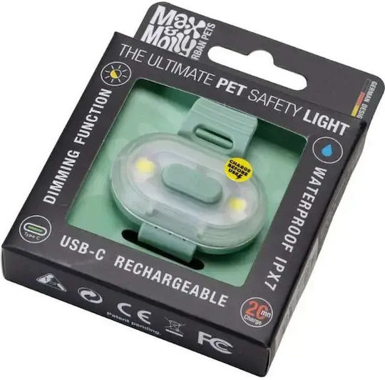Max Molly Φωτάκι Προστασίας Σκύλου Matrix Ultra Led-safety Light-jade