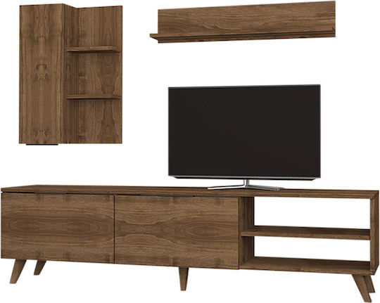 Wohnzimmer TV-Einheit Orion Walnut L180xB35xH47cm