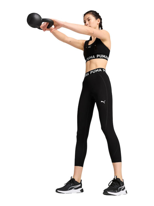 Strong Training Damen Gekürzte Hochtaillierte Leggings Colorblock