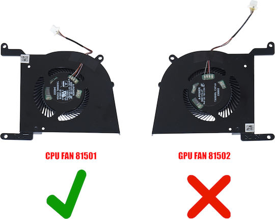 Laptop Fan Cpu Cooling Fan Msi Stealth 14 Ai Studio A1v A13udx A13ve A13vf A13vg A1vgg A1vfg A1veg Ms-14k1 Ms-14k2 Bs5412hs-u6l Bs5412hs-u6h Bs5412hs-u6s 4pin Code 81501