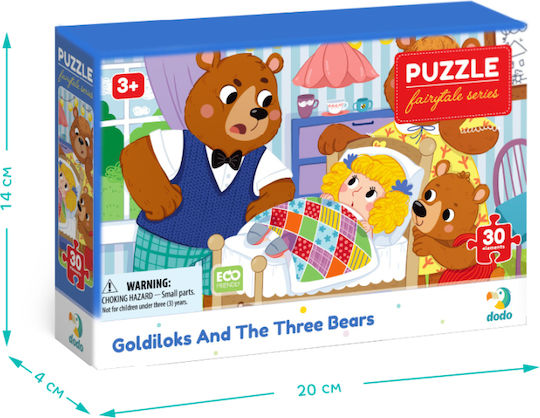 Dodo Puzzles Fairytale Series Η Χρυσομαλλούσα Τρία Αρκουδάκια 30pcs
