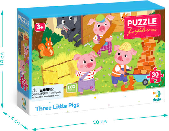 Dodo Puzzles Fairytale Series Three Little Pigs 30pcs
