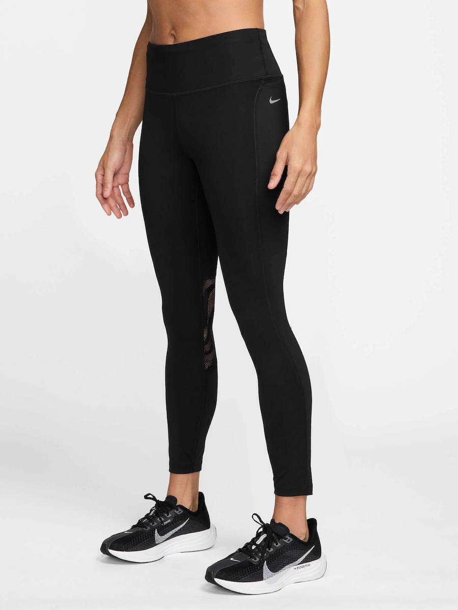 nike running fast tight cropped leggings in black